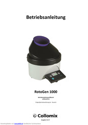 Collomix RotoGen 1000 Betriebsanleitung