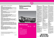Lgb RhB-Steuerwagen Bedienungsanleitung