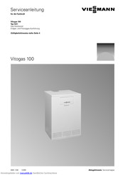 Viessmann Vitogas 100 Serviceanleitung