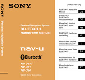 Sony Nav-U NV-U81 Handbuch