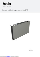 Helo BWT Montage- Und Bedienungsanleitung