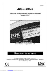Peak Atlas LCR45 Benutzerhandbuch
