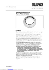 Jung FPM 360 WW Bedienungsanleitung