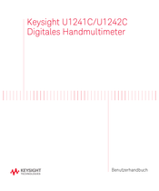 Keysight Technologies U1241C Benutzerhandbuch