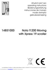 LDR Nota f1200 Moving Bedienungsanleitung