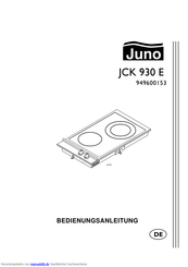 JUNO JCK 930 E Bedienungsanleitung