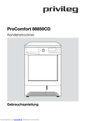 privileg ProComfort 88850CD Gebrauchsanleitung