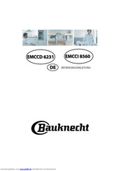 Bauknecht EMCCI 8560 Bedlenungsanleitung