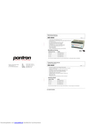Pantron IMX-N830/24VDC Betriebsanleitung