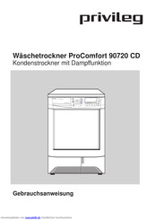 privileg ProComfort 90720 CD Gebrauchsanweisung