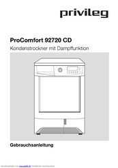 privileg ProComfort 92720 CD Gebrauchsanleitung