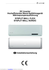 SystemAir SYSPLIT WALL NORDIC Installationsanleitung