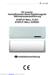 SystemAir SYSPLIT WALL FLEXI Installationsanleitung