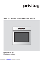 privileg EB 5080 Gebrauchs- Und Montageanleitung