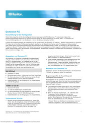 Raritan Dominion PX Kurzanleitung