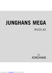 Junghans W 615.42 Bedienungsanleitung