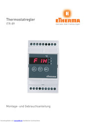 eTherma ITR-89 Montage- Und Gebrauchsanleitung
