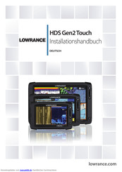 Lowrance HDS Gen2 Touch Installationshandbuch