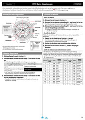 CITIZEN H990 Kurzanleitung
