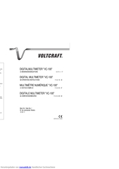VOLTCRAFT VC-100 Bedienungsanleitung