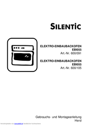 Silentic EBI055 Gebrauchs- Und Montageanleitung