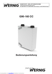 Wernig G90-160 CC Bedienungsanleitung