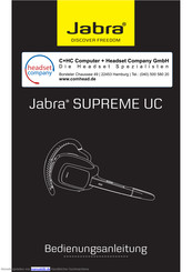 Jabra SUPREME UC Bedienungsanleitung
