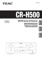 Teac CR-H500 Bedienungsanleitung