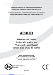 Dru APOLLO C31 Installationsvorschrift Und Gebrauchsanweisung