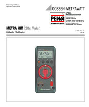 Pewa METRA HIT 28c light Bedienungsanleitung