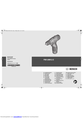 Bosch PSR 1080 LI-2 Originalbetriebsanleitung