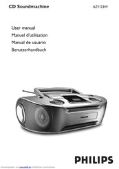 Philips AZ1123W Benutzerhandbuch