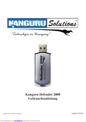 Kanguru Defender 2000 Gebrauchsanleitung
