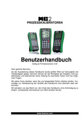 BEAMEX MC2 Benutzerhandbuch