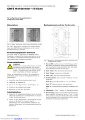 WAREMA EWFS Installations- Und Bedienungsanleitung