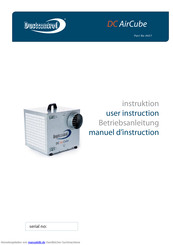 Dustcontrol DC AirCube Betriebsanleitung