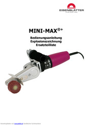 eisenblatter MINI-MAX+ Bedienungsanleitung