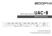 Zoom UAC-8 MixEfx Bedienungsanleitung