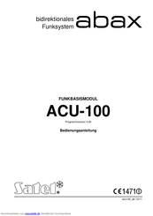 Satel ACU-100 Bedienungsanleitung