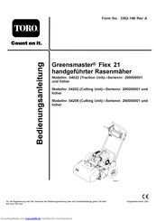Toro Greensmaster Flex 21 Bedienungsanleitung