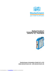 DEUTSCHMANN AUTOMATION UNIGATE EL-PROFIBUS Bedienerhandbuch