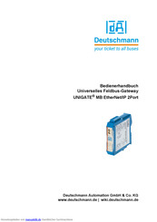 DEUTSCHMANN AUTOMATION V3999 Handbuch