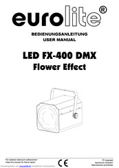 EuroLite LED FX-400 DMX Bedienungsanleitung