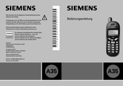 Siemens A35 Bedienungsanleitung