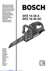 Bosch GFZ 14-35 A Bedienungsanleitung