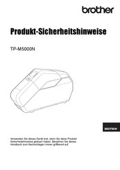 Brother TP-M5000N Handbuch
