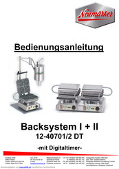 Neumaerker Backsystem II Bedienungsanleitung
