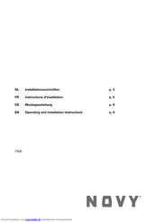Novy 7550 Montageanleitung