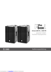 thomann the box pro Achat 208 HL Bedienungsanleitung
