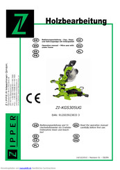 Zipper ZI-KGS305UG Bedienungsanleitung